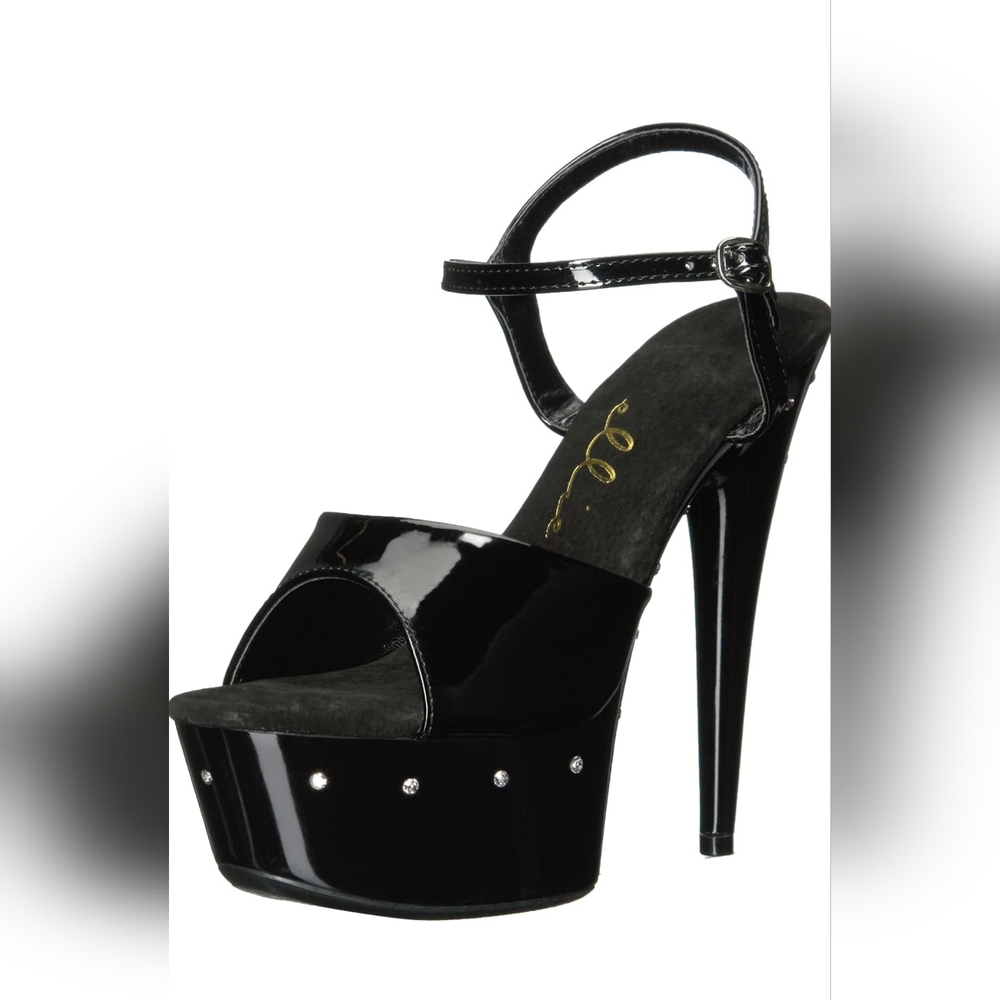 Ellie Women 609-Sparky Platform Dress Sandal Heels